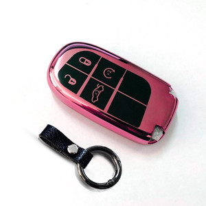 1x Housse de protection pour clé en TPU souple pour Jeep Chrysler Dodge Charger 2011-up <span class=keywords><strong>Fiat</strong></span> 500X - Product Image 3