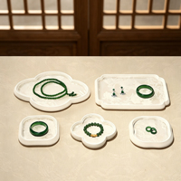 Plateau de présentation de luxe en jade chinois, plateau de visualisation de pierres précieuses pour bracelets en jadéite et agate, et perles Wenwan, plateau à bijoux haut de gamme