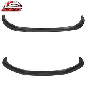 Convient pour Honda Accord 2 portes 2003-2005, lèvre de pare-chocs avant style MDA, non peinte, noire - Product Image 2