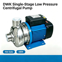 Pompe centrifuge basse pression à étage unique en acier inoxydable avec moteur en cuivre SUOU DWK