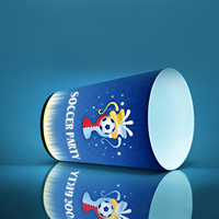 Gobelet LED lumineux personnalisé sensible à l'eau, gobelet à bière LED pour bar, verres à boire lumineux, gobelets lumineux amusants