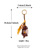Breloque de sac personnalisée OEM en perles de bois avec noyer et feuille en PU pour sac à bandoulière, rétroviseur de voiture, ceinture d'abaya, pochette de voyage, porte-clés