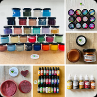 Pigment en poudre de mica SANKIN pour résine époxy Pigment de couleur perle Kit de matériaux en résine époxy en poudre nacrée de qualité cosmétique