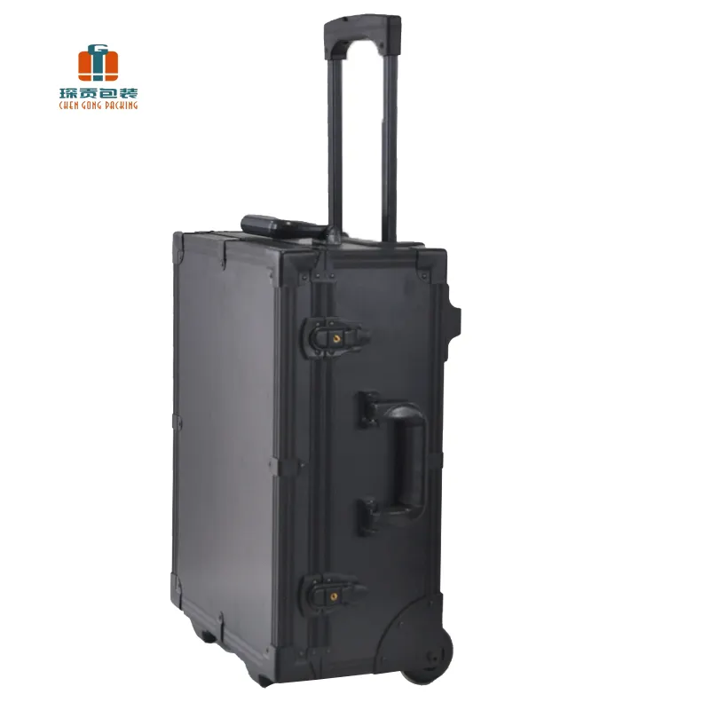 Factory Directly Wholesale aluminum case with foam padding wheels