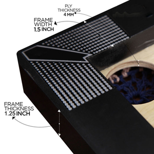 Tablero de Carrom de Madera Premium, Tamaño de Torneo, Superficie de Juego Lisa, Juego de Mesa Familiar para Interiores - Product Image 2