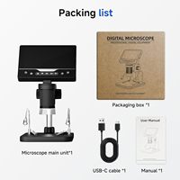 1000X Handheld Digital Magnifier with 5inch HD Screen Rechargeable Electronic Magnifying Glass for Reading and Inspection