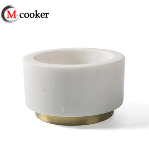 M-cooker-Mazo y <span class=keywords><strong>mortero</strong></span> de latón, molinillo de condimentos <span class=keywords><strong>para</strong></span> alimentos, triturador de ajo, <span class=keywords><strong>mortero</strong></span> de mármol natural y Mazo - Product Image 3
