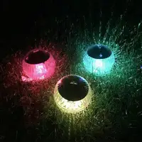 RGB Lampu Disko LED Bawah Air Lampu Apung Tenaga Surya Lampu Apung Kolam Dekorasi Kolam Mainan Bola Mandi Bayi Anak