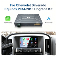 Kit de Actualización OEM, Decodificador Inalámbrico CarPlay Android Auto, Interfaz de Retrofit para Chevrolet Silverado Equinox 2014-2018, Pantalla de 8''