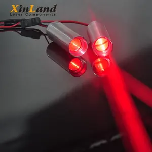 Thanh đèn 650nm 100mW chất béo rộng chùm tia laser màu đỏ mô-đun laser diode mô-đun