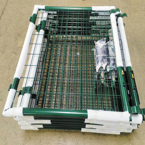 Hot Bán Kim Loại Sân Hàng Rào Mới Lạ Cửa Cổng Nướng/Thợ Thủ Công Phong Cách Thép Mạ Kẽm An Ninh Cổng Vườn 3D Mô Hình Có Sẵn - Product Image 6