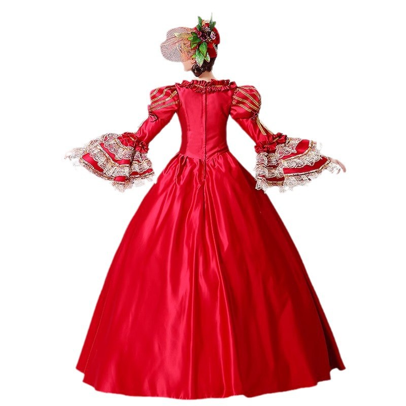 Royal Blue Catwalk Dance Costume - Vintage Victorian Party Dress