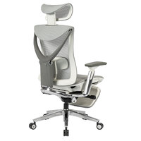 Chaises de bureau de direction ergonomiques de luxe modernes en maille pivotantes avec logo personnalisé