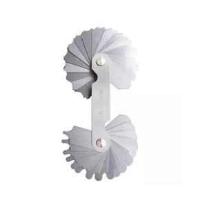 Chuyên nghiệp bán kính R1-7 đo chính xác thép không gỉ lõm lồi hồ quang công cụ đo lường - Product Image 2