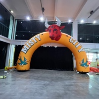 Arche gonflable personnalisée Oxford Arco Inflable Personnalisé, arche publicitaire gonflable imperméable pour événements, carnaval et fêtes