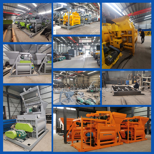 Shanghe Mini Statische Betonmischanlage 35m/h Transportbetonanlage JS750 Doppelwellenmischer Selbstladend Siemens PLC+PC-Steuerung - Product Image 5