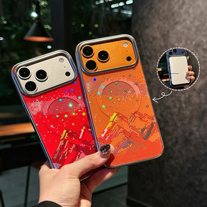 Coque de téléphone magnétique antichoc à motif unique Laser Star <span class=keywords><strong>River</strong></span> Mountain pour iPhone 17 16 <span class=keywords><strong>Pro</strong></span> <span class=keywords><strong>Max</strong></span>, compatible avec la recharge sans fil, pour 17 <span class=keywords><strong>Pro</strong></span> - Product Image 4