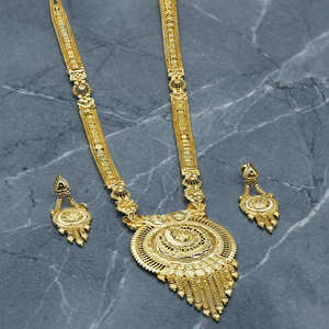 Wholesale Fashion 14K 18K 24K Micro Gold Filled Jewelry Set, Traditional Design Jewelry Set, Micro Gold Forming Long Necklaces. - Product Image 1