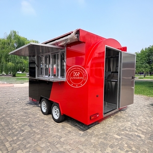 Remorque de poulet rôti en plein air 2025, chariot de nourriture mobile avec roues, cuisine en plein air, camion de restauration rapide - Product Image 6