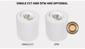 ไฟดาวน์ไลท์ LED แบบฝังสีขาวมินิมอล 3000K 2700K IP44 หมุนได้ 360 องศา ป้องกันการกระพริบ 9.5w ไฟติดเพดานแบบติดพื้นผิว - Product Image 3