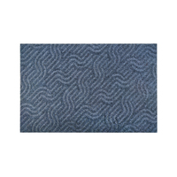 Tapis de porte antidérapant en TPE noir et gris, à poils longs, gaufré, moderne, commercial, durable, lavable, adapté aux animaux domestiques, vente en gros directe d'usine