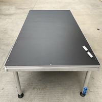 Scène portable en alliage d'aluminium à montage rapide et facile pour les concerts et événements