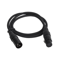 Câble XLR mâle-femelle 3 broches GAZ-CB01 pour microphone et karaoké