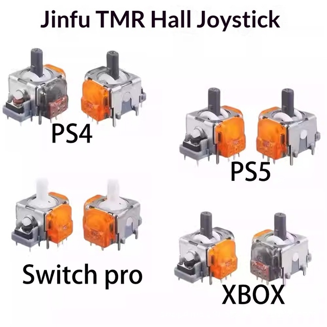 Hall TMR Joystick for for for One Series S X for Pro Controller Magnetic Analogs Repair Parts Replacement