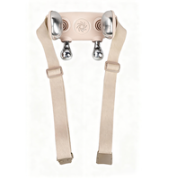 Masseur portable léger rouge, sans pression sur les épaules et le cou, pétrissage et massage en profondeur avec une forte adhérence et un frottement efficaces.