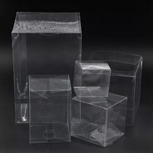 Transparent Waterproof PVC Square <b>Boxes</b> Biodegradable & UV Coated for Custom Size Storage of Food Jewelry Candy <b>Gifts</b> Cosmetics - Product Image 6