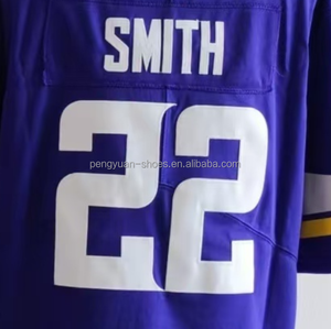 Versand bereit T.J. Hockenson Purple Beste Qualität Genähtes American Football Trikot - Product Image 4