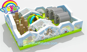 Pista de Obstáculos Inflable con Temática de Araña para Parque de Diversiones, Desinflado Rápido, Construcción Duradera, Decoración de Huevos de Araña, Zonas Infantiles para Centros Comerciales - Product Image 5