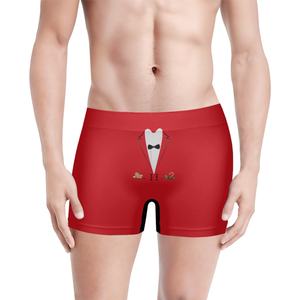 <strong>Boxer</strong> Shorts <strong>Christmas</strong> Gift Box <strong>Men's</strong> Underwear Stretch Xmas Santa Claus Pine Tree Regular Leg <strong>Boxer</strong> Brief - Product Image 1