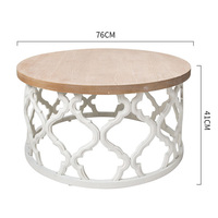 Canapé d'art moderne de luxe, table basse de luxe au design bohème chic, table et chaises de café en bois et fer