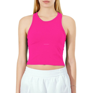 Nouveau gilet de sport Ebb Lulu sentiment nu sans couture avec des coussinets de poitrine respirant Type de rassemblement beau dos Lulu Yoga haut - Product Image 1