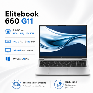 แล็ปท็อปธุรกิจรุ่นใหม่ล่าสุดปี 2025 สำหรับ Elitebook 660G11 Intel Core U5-125H/U7-155U แรม 16GB SSD 1TB หน้าจอ 16 นิ้ว IPS ระบบปฏิบัติการ WIN11 รองรับการชาร์จเร็ว - Product Image 1