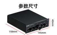 Mini amplificateur de puissance Bluetooth AV-E580, tension constante, carte USB TF, radio FM, audio stéréo HiFi