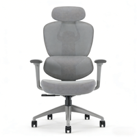Chaise ergonomique Foshan multifonctionnelle, nouvelle chaise de bureau pivotante avec dossier réglable, soutien lombaire en tissu mesh pour le travail informatique de direction