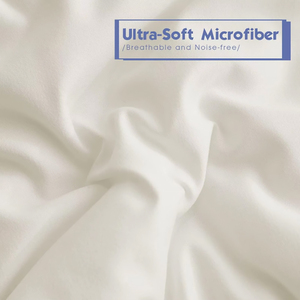 Tất cả các mùa siêu mềm Fluffy <span class=keywords><strong>Comforter</strong></span> bộ đồ giường 3PC đầy đủ/Nữ Hoàng Kích thước 1 bông <span class=keywords><strong>Comforter</strong></span> 2 gối, trắng - Product Image 4