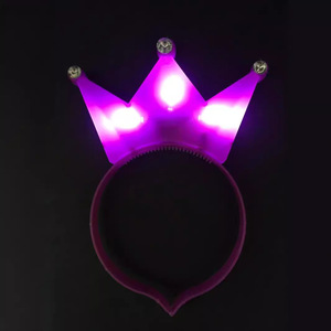 Accesorios para Ambiente Festivo, Diadema LED Luminosa, Corona de Cristal Intermitente, Diadema con Estrellas Brillantes, Recuerdo de Fiesta - Product Image 2
