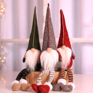 Adornos de Mesa para el hogar Decoración de Gnomo de Navidad, gnomo de peluche Tomte Escandinavo de Santa, adornos navideños de gnomos - Product Image 3