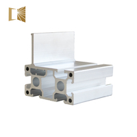 Profilé en aluminium à rainures multiples et à fentes en T pour connexion flexible des supports de ligne d'assemblage