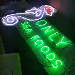 Colorido acrílico led al aire libre de la luz de neón flex de cuerda de acrílico con respaldo - Product Image 4