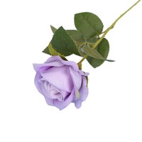 Grenzüberschreitende Exklusive Einzelstiel-Seidenrose Künstliche Blume für Hochzeitsdekoration, Außenbereich, Zuhause, Hotel, Eingang, Veranda, Tischdekoration