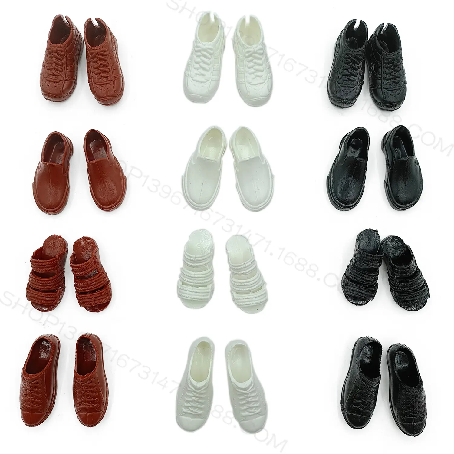 A variety of 6-point dolls 30 cm men's prince doll shoes beach shoes daddy shoes sneakers are suitable for plain soldiers dolls.