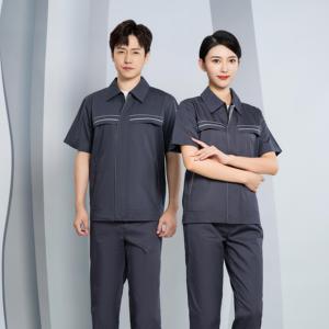 Project Worker Uniform Clothes Men Mechanic Coverall Overalls Workwear Jacket Pants Trousers Construction Safety Workwear - Product Image 4