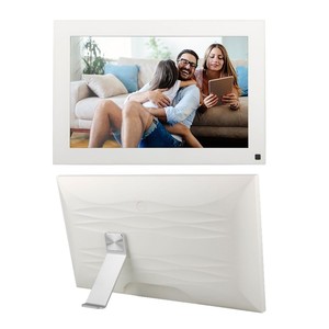 Cadre photo intelligent de 10 pouces avec grand écran haute définition, Wi-Fi, en plastique ABS, partage de photos à distance, idéal pour offrir des cadeaux aux aînés - Product Image 1