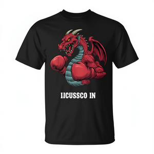 T-shirt Dragon de combat avec gants de boxe pour enfants et adolescents - Product Image 2