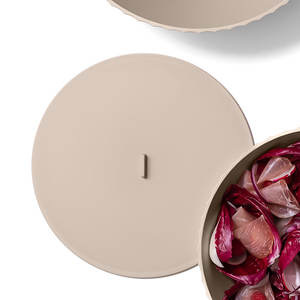 Couvercle en plastique gris colombe diamètre 15 cm pour le stockage des aliments et les conteneurs Made in italy - Product Image 3