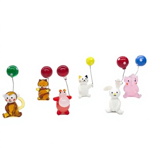 Handmade Lampwork Glass Animal Figurine for Mixed Types Gift Birthday Anniversary <b>Home</b> Decor - Product Image 1